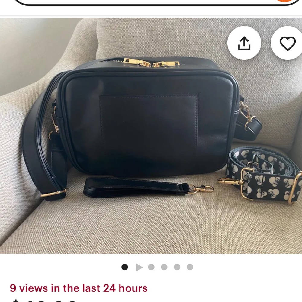 Mini Diaper Bag with 3 straps from Etsy